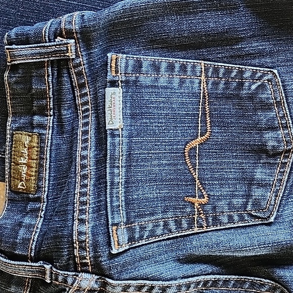 David Kahn Lauren Dark Wash Straight Leg Size 4 - Picture 4 of 14